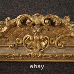 Cadre français sculpté et doré en bois et plâtre style ancien 900