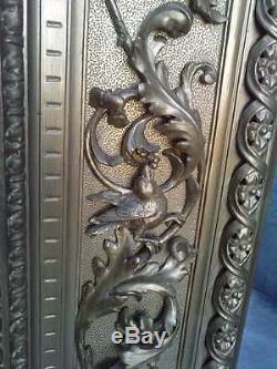 Cadre miroir bois doré sculpté oiseau dragon renaissance venitien mirror frame