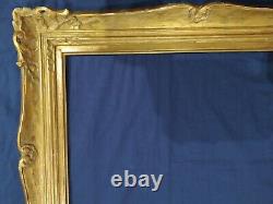 Cadre montparnasse bois doré feuillure 46 cm x 30 cm frame peinture photo