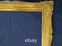 Cadre montparnasse bois doré feuillure 46 cm x 30 cm frame peinture photo