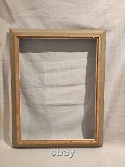 Cadre montparnasse feuillure 63 cm x 47 cm frame bois patiné doré tableau