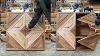 Diy 3d Furniture Of Firewood 3d Impossible Origami Folding Door Oak Ash And Birch