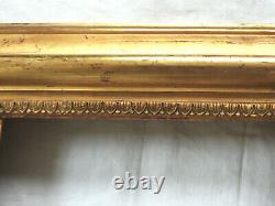 EXCEPTIONNEL CADRE doré de forme inversée, époque LOUIS PHILIPPE, milieu 19ème