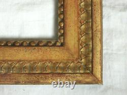 Exceptionnel CADRE, bois sculpté et doré, époque LOUIS XVI, deuxième moitié 18è