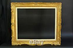 Grand Cadre Montparnasse ancien en bois doré tableau hst toile frame 15f rare