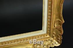 Grand Cadre Montparnasse ancien en bois doré tableau hst toile frame 15f rare
