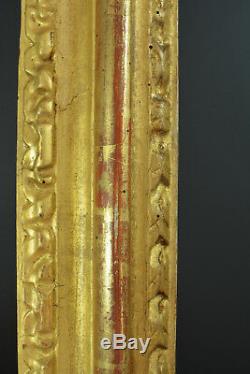 Grand Cadre Tableau en bois sculpté doré Italien 18 ème antique Frame Cornicce