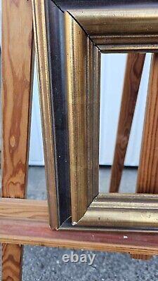 Joli CADRE en bois mouluré et doré, feuille d'or, Style LOUIS XVI