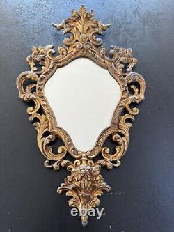 Miroir Ancien/miroir Bronze/old Frame Antique/début 19eme/Louis XV/40x23cm