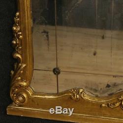 Miroir italienne meuble miroir cadre en bois plâtre d'or style ancien