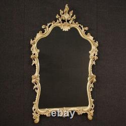Miroir vénitien meuble verre cadre en bois doré style ancien 900