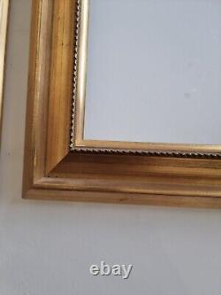 Old Frame picture in gilded wood. Carved, two frames. Cadre photo ancien Doré Bois