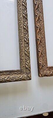 Old Frames In Carved And Gilded Wood cadres anciens bois doré Sculpté