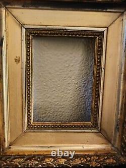 Petit cadre bois doré ancien/ XIX Ème. Antique Gold Frame. Napoleon III