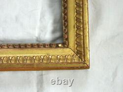 RARE CADRE, bois sculpté et doré, feuille d'or, époque LOUIS XVI, fin du 18ème