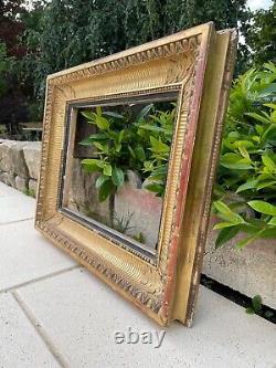 Rare cadre à canaux doré tableau Empire epoque debut du XIXe period frame 8P
