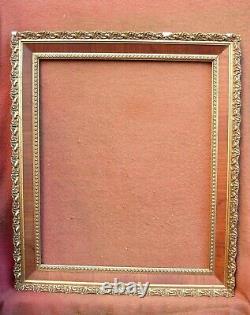 Rare et important cadre Napoléon III feuillure 70 x 58 cm