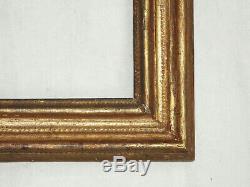 Remarquable CADRE en bois doré, époque LOUIS XV, décors à la molette, début 18è